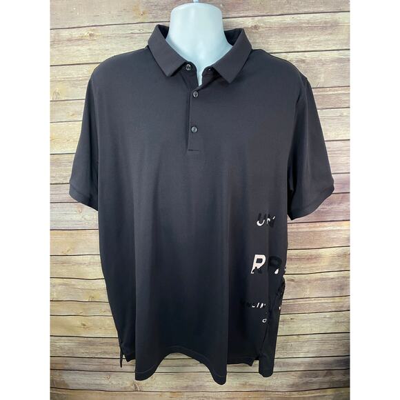 UNDER ARMOUR UA Range Unlimited Collection Black Polo Stephen Curry size 2XL - Picture 1 of 9